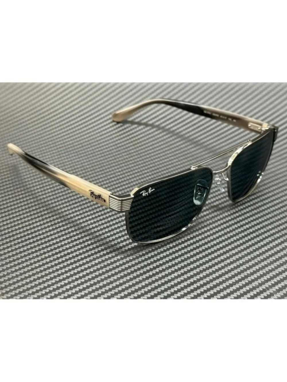 New Ray-Ban Men Gunmetal(Note that color pattern may differ) Sunglasses 58-17-14
